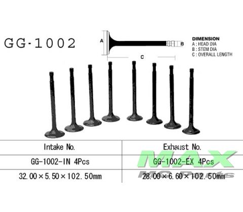 Indsugningsventil CB750 K0-K6/F1