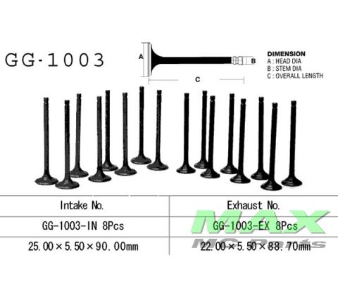 Indsugningsventil *JP*CBX1000 CB750 KZ/F