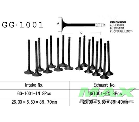 Udstødningsventil HONDA VF750 C/S 82-83