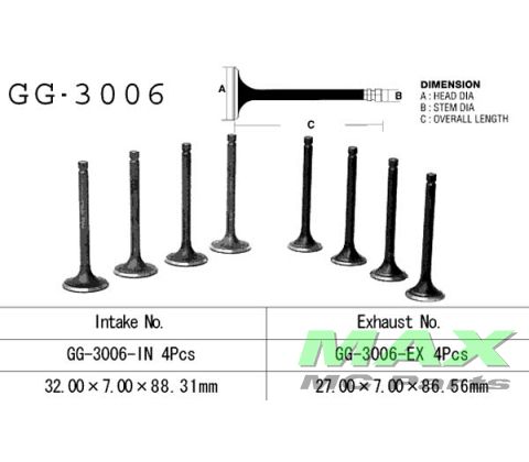 Indsugningsventil SUZUKI GS550E GS650