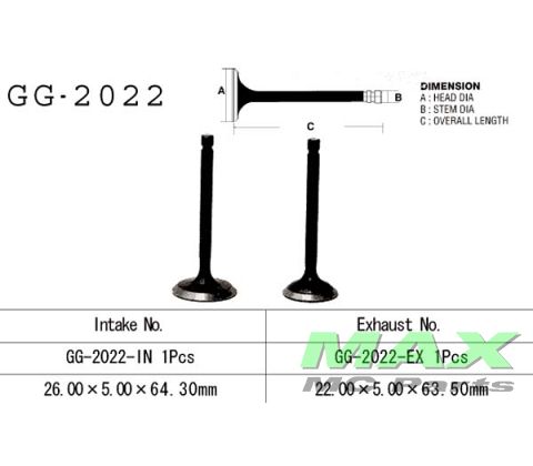Indsugningsventil YAMAHA XV250 VIRAGO