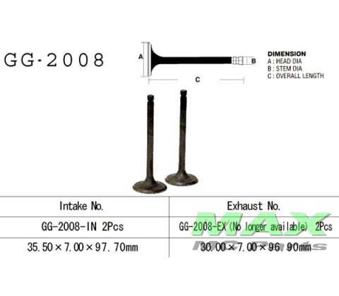 Indsugningsventil YAMAHA XS360 XS400
