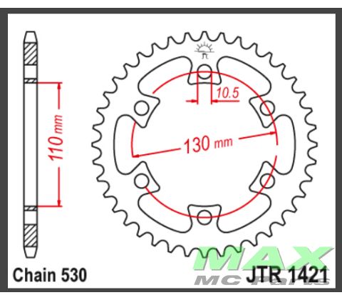 JT Bagkædehjul - JTR1421.40, STEEL