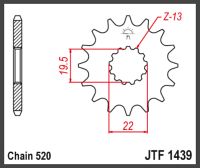 JT Fortandhjul - JTF1439.13