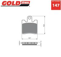 Gold-Fren Bremseklodser