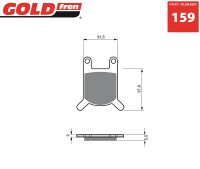 Gold-Fren Bremseklodser