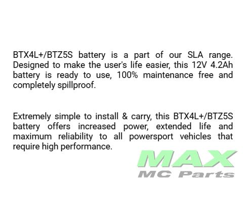 BS BATTERI *SLA*  BTX4L-BS YTX4L-BS