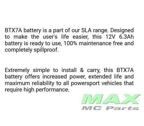 BS BATTERI *SLA* BTX7A-BS/YTX7A-BS