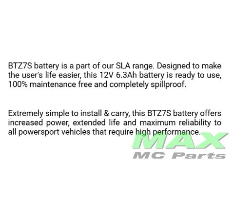 BS BATTERI *SLA* BTZ7S-BS/YTZ7S-BS