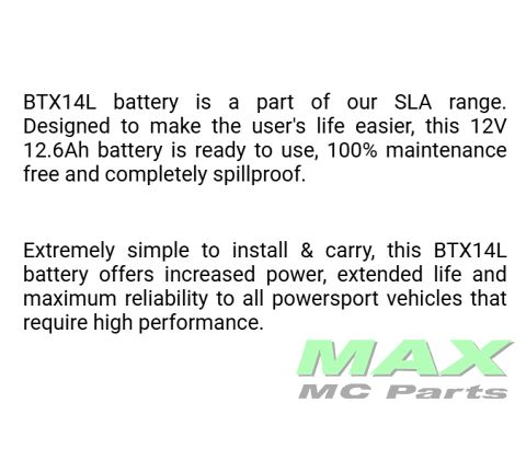 BS BATTERI *SLA* BTX14L-BS/YTX14L-BS