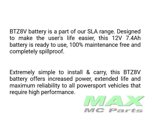 BS BATTERI *SLA* BTZ8V YTZ8V