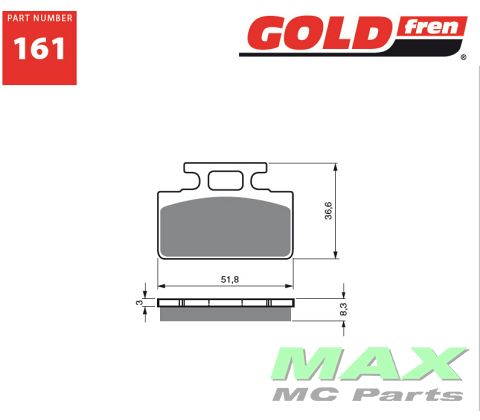 Gold-Fren Bremseklodser