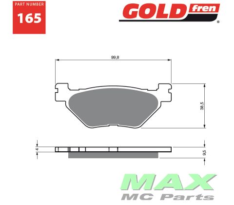 Gold-Fren Bremseklodser
