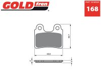 Gold-Fren Bremseklodser