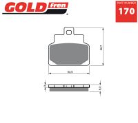 Gold-Fren Bremseklodser