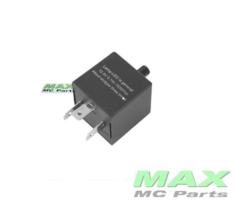 Blinkrelæ Elektronisk LED 12V 3-POL