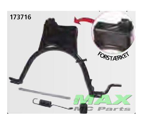 Central Støttefod YAMAHA SLIDER