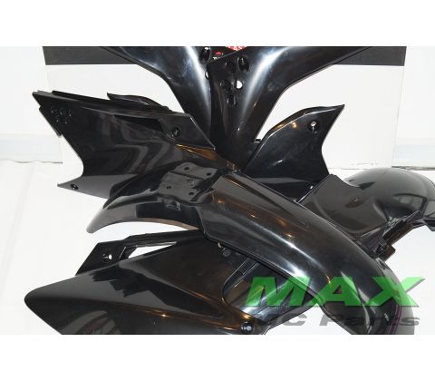 Plastik sæt KAWASAKI KXF250 06-08 BLACK