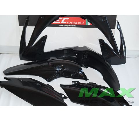 Plastik sæt CRF 450  09 - SORT