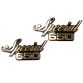 SIDE COVER EMBLEM SET XS650 SPECIAL