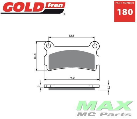 Gold-Fren Bremseklodser