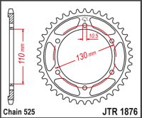 JT Bagkædehjul - JTR1876.46 XTZ690 TENER