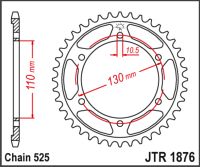 JT Bagkædehjul - JTR1876.47 GSX8S