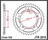 JT Bagkædehjul - JTR2010.45 TRIUMPH
