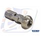 Banjo bolt M10x1,00 CHROM DOBBELT