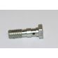 Banjo bolt 3/8 UNF ZINK DOBBELT