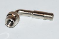 Forlænger til ventil 90gr metal.- Vinkel