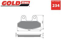 Gold-Fren Bremseklodser