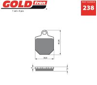 Gold-Fren Bremseklodser