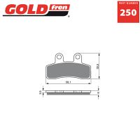 Gold-Fren Bremseklodser