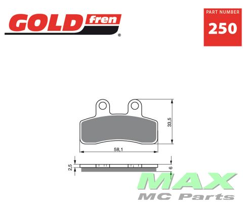 Gold-Fren Bremseklodser