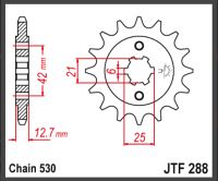 JT Fortandhjul - JTF288.18 CB750 K 71-76