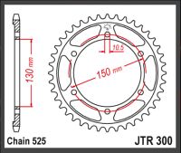 JT Bagkædehjul - JTR300.47 XL600V XL700V