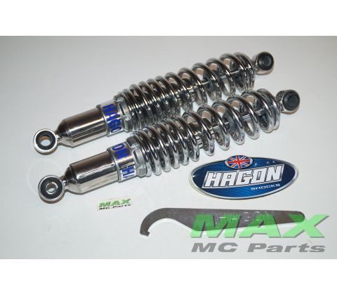 Hagon Twin Dæmper Chrom VS700 INTRUDER