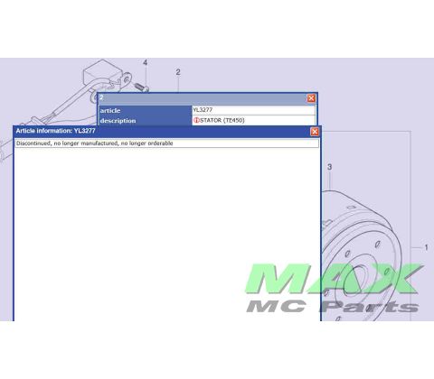 MAGNETO ROTOR/STATOR TE450 *NLA-UDGÅET*