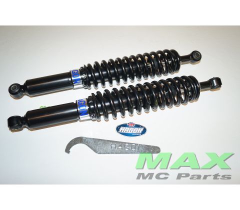 Hagon Twin Dæmper 420MM BL/BLACK BOBBER