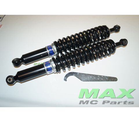 Hagon Twin Dæmper 420MM BLACK BOBBER