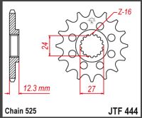 JT Fortandhjul - JTF444.17 GSXR1000 17->