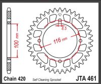 JT Bagkædehjul  - JTA461.49   ALU