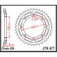 JT Bagkædehjul - JTR477.43 KLR600 84-90