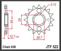 JT Fortandhjul -JTF522.15 Z1000J GPZ1100