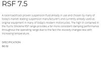 DÆMPER OLIE RSF7,5W 20L-EXTRA HEAT SAFE
