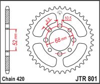 JT Bagkædehjul - JTR801.46 SUZUKI