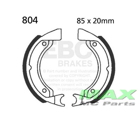 EBC brake shoe set 804