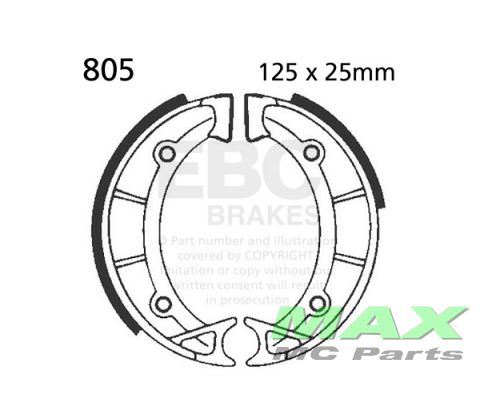 EBC brake shoe set 805