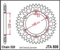 JT Bagkædehjul  - JTA808.53  ALU RMZ450